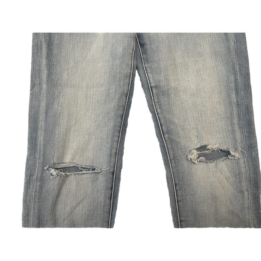NWT Polo Ralph Lauren The Tompkins Skinny Crop Distressed Jeans 28 Light Wash - Picture 7 of 13